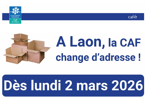 A Laon la Caf déménage