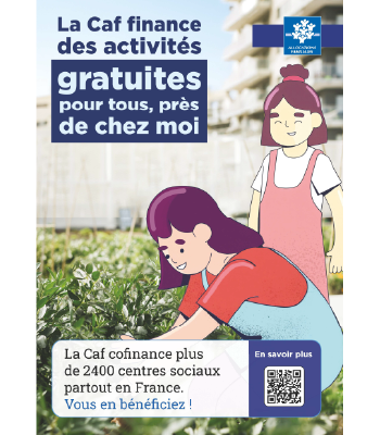 Affiche sur la caf finance cette structure