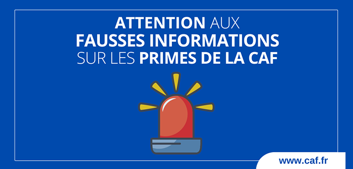Primes Caf : attention aux fausses informations
