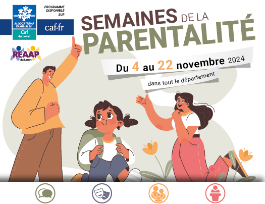 Affiche des semaines de la parentalité 2024