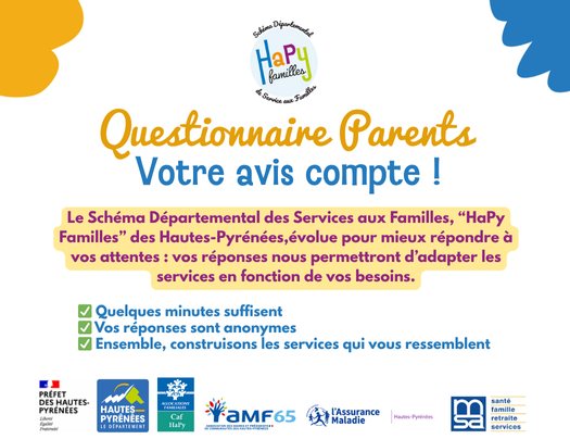 questionnaire parents - vos avis compte 