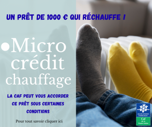 Micro crédit chauffage : un prêt qui réchauffe !