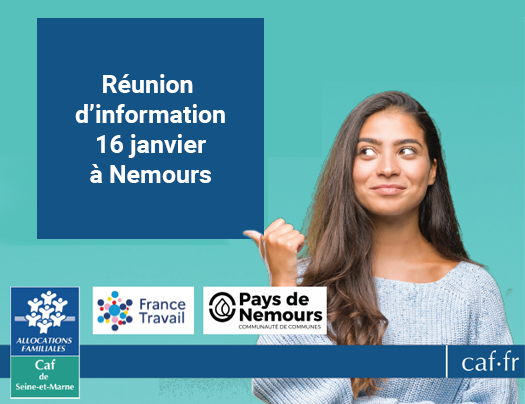 visuel réunion d'information Nemours