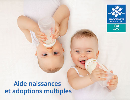 Naissances ou adoptions multiples ? La Caf du Var vous aide !