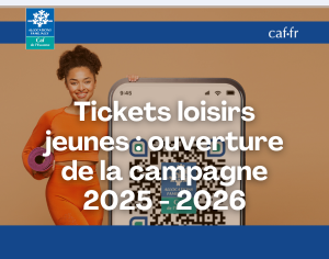 Tickets loisirs jeunes 2025 2026