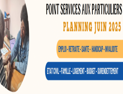  Retrouvez nos permanences conseils-budget et le Justibus – Point de service aux particuliers tout au long du mois de juin !