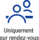 Accueil uniquement sur rendez-vous