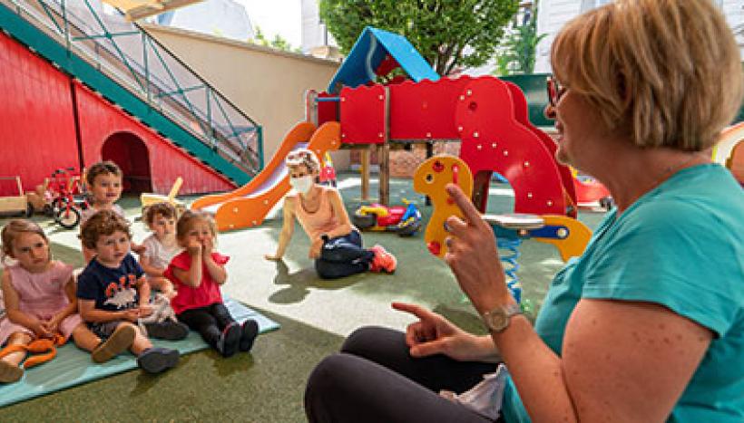 garde enfant été vacances