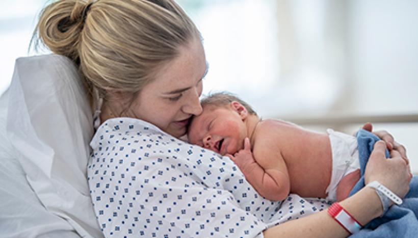 accouchement d'un bébé