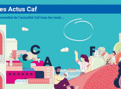 Image de couverture des Actus mensuelles de la Caf de la Charente-Maritime