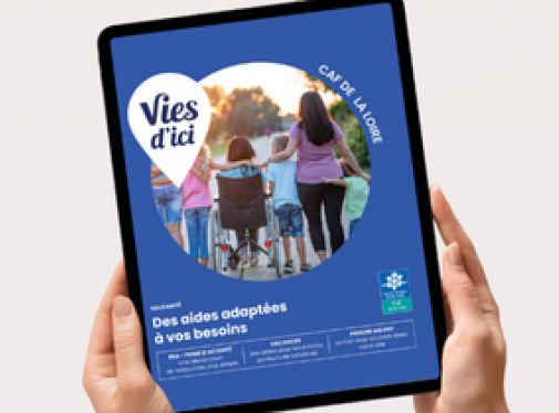 Vies de famille encart Caf de la Loire avril 25