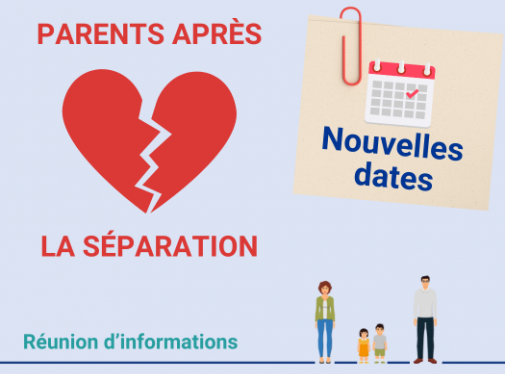 Document informatif sur la réunion "Parents après la séparation"